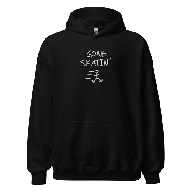 Gone Skatin' Embroidered Hoodie