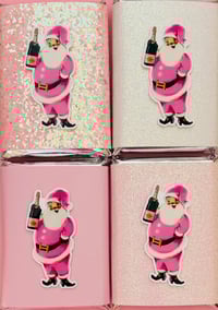Pink Santa KitKat Bars