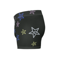 Image 3 of Mean Star Boxer Briefs (Black/Colors)