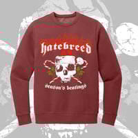 HATEBREED "SEASONS BEATINGS" CREW NECK SWEAT SHIRT (RED)