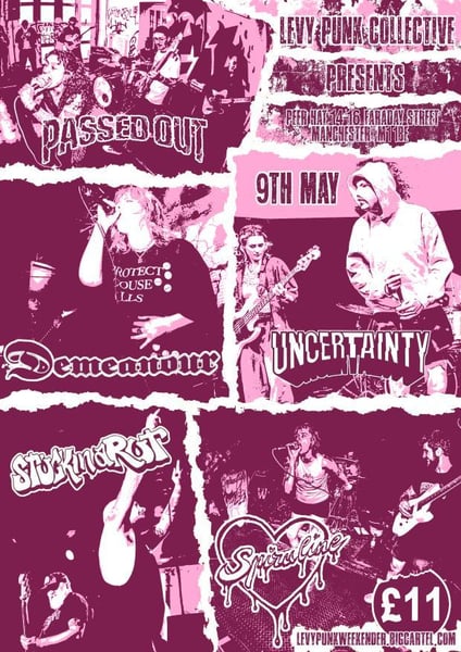 Image of PASSED OUT/SPIRULINE- Saturday 9th May