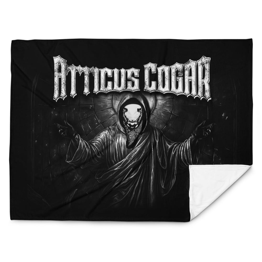 Image of Atticus Cogar "CHROME" Throw Blanket
