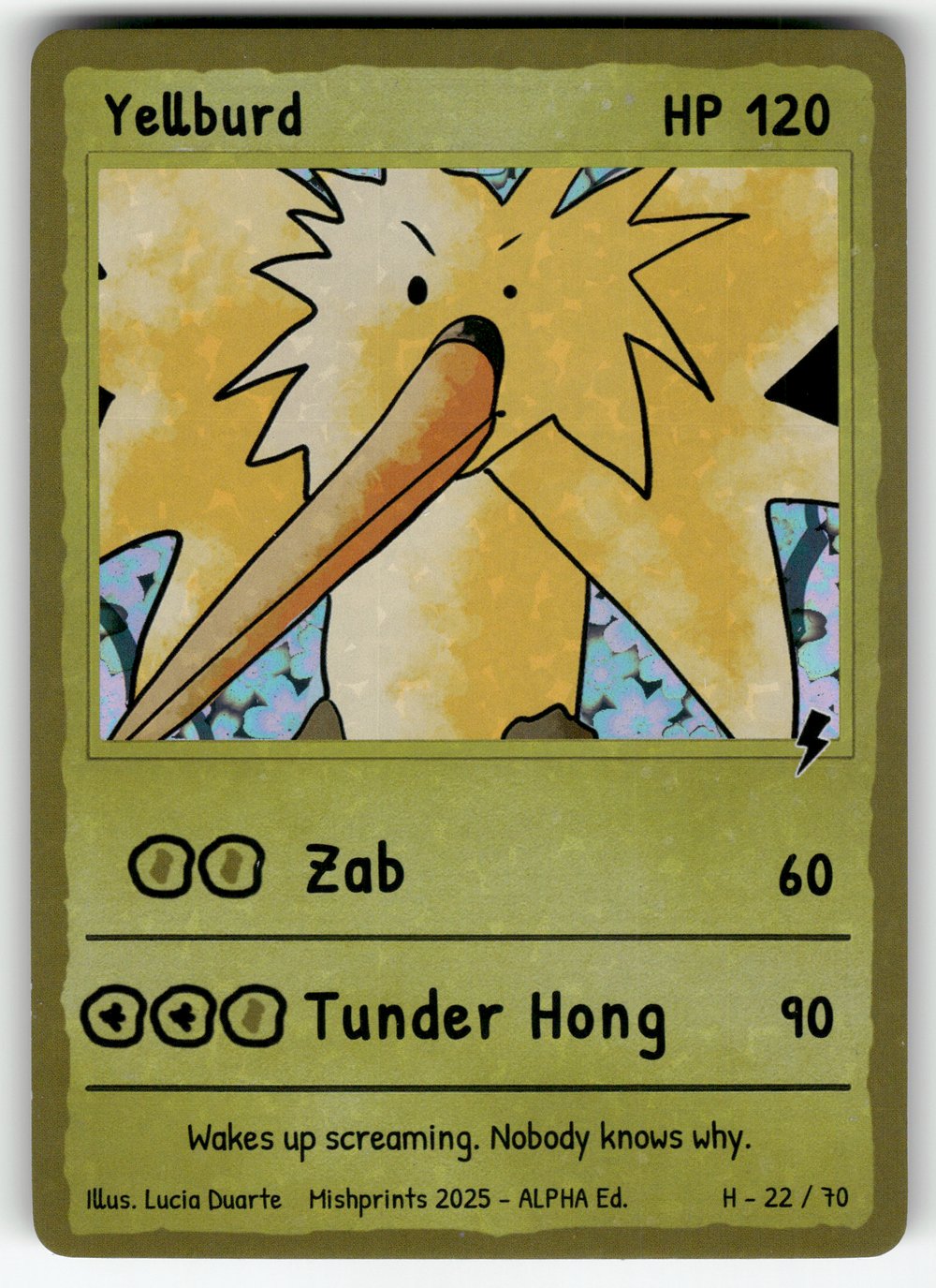 Image of Yellburd Single Card (HR)