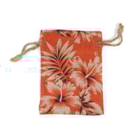 Image 2 of Burlap Bag Set (small) - "Tropical"