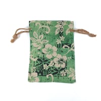 Image 3 of Burlap Bag Set (small) - "Tropical"