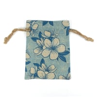Image 4 of Burlap Bag Set (small) - "Tropical"