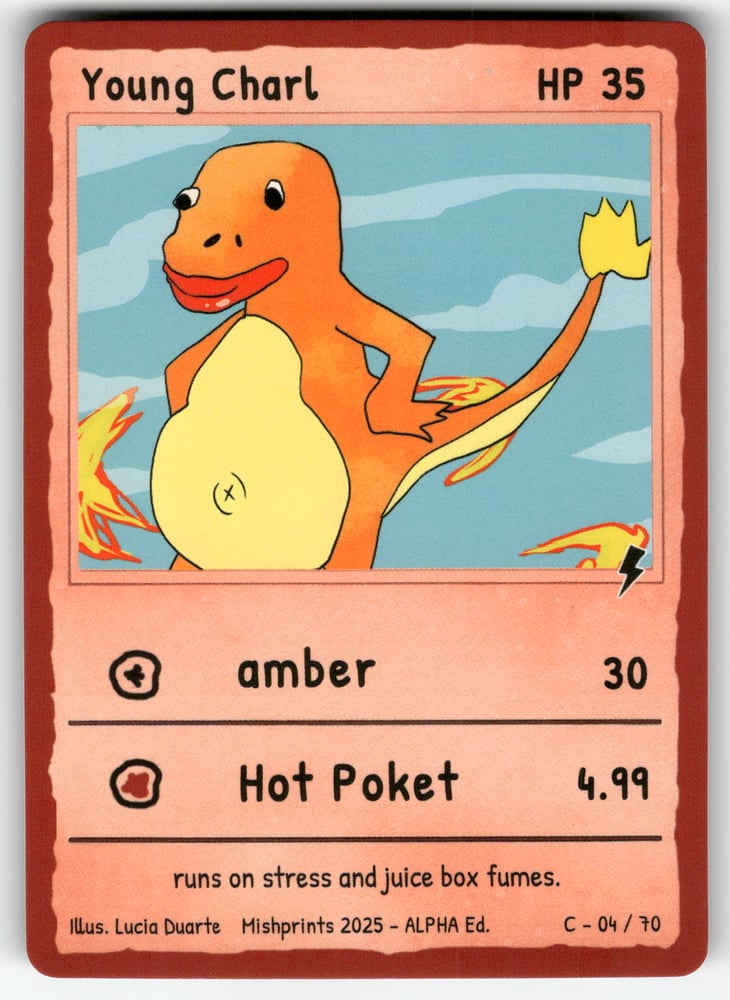 Image of Young Charl Single Card (C)