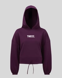 Image 4 of WOMENS OVERSIZED CROPPED HOODIE