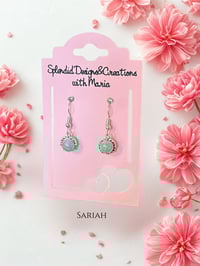 Image 5 of Tiny Turquoise Studs