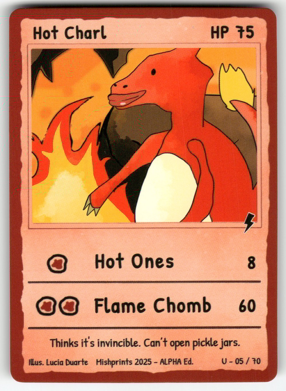 Image of Hot Charl Single Card (U)