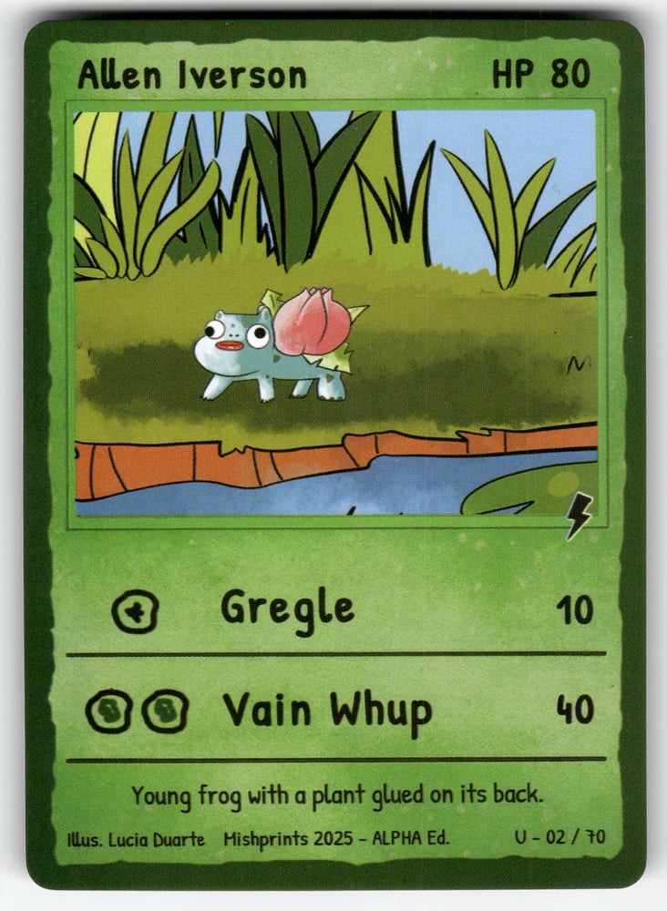 Image of Allen Iverson Single Card (U)