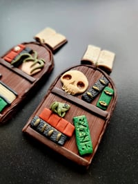 Dark Academia Bookshelf Earrings