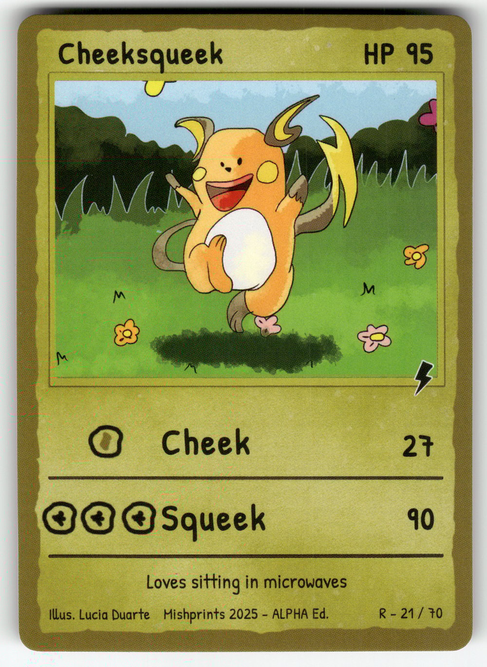 Image of Cheeksqueek Single Card (R)