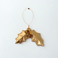 Branche de houx en laiton