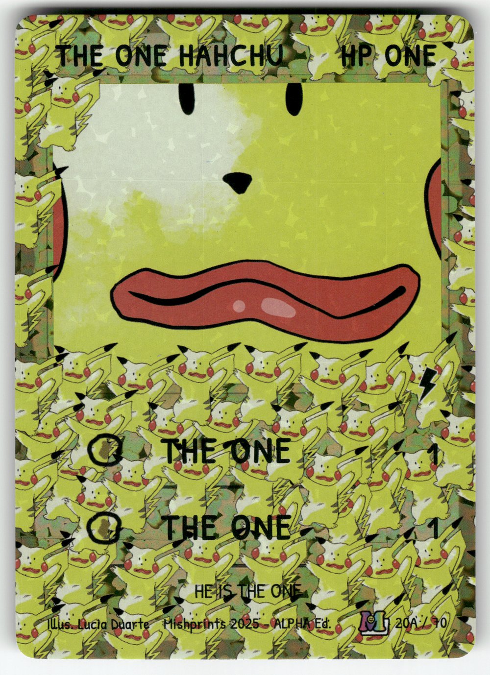 Image of The One Hahchu Single Card (MV)