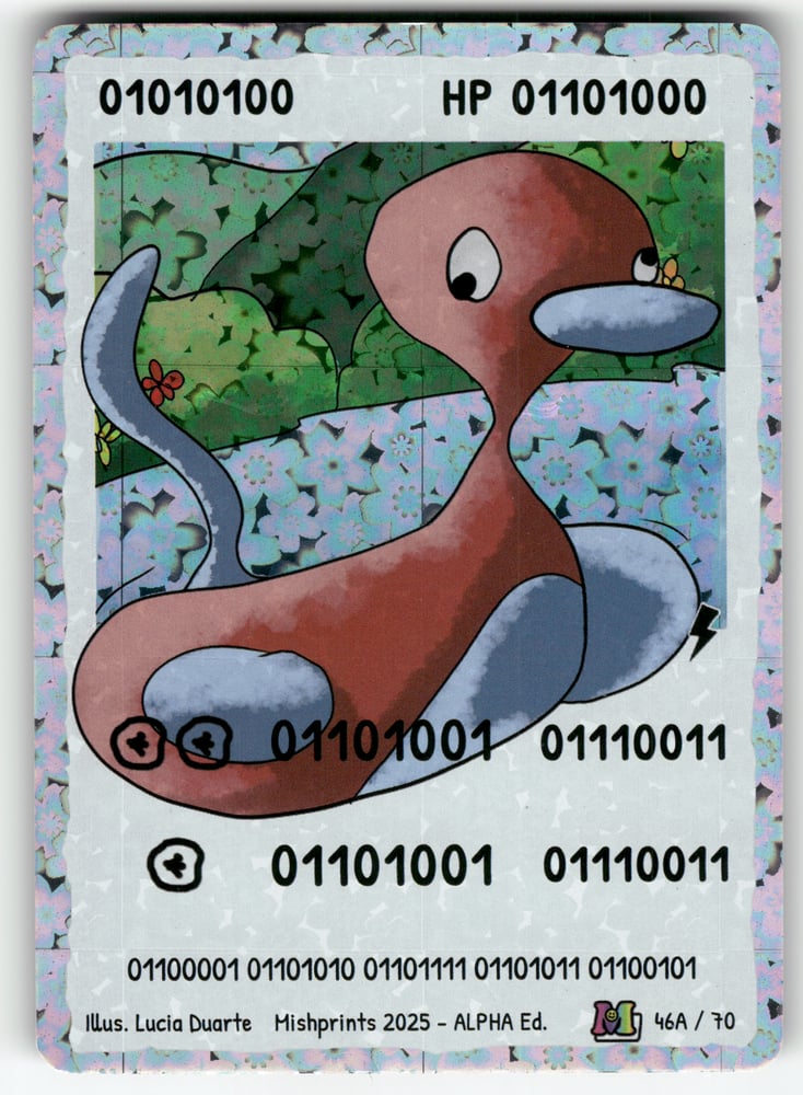 Image of 01010100 Single Card (MV)