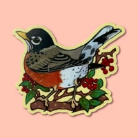 american robin sticker