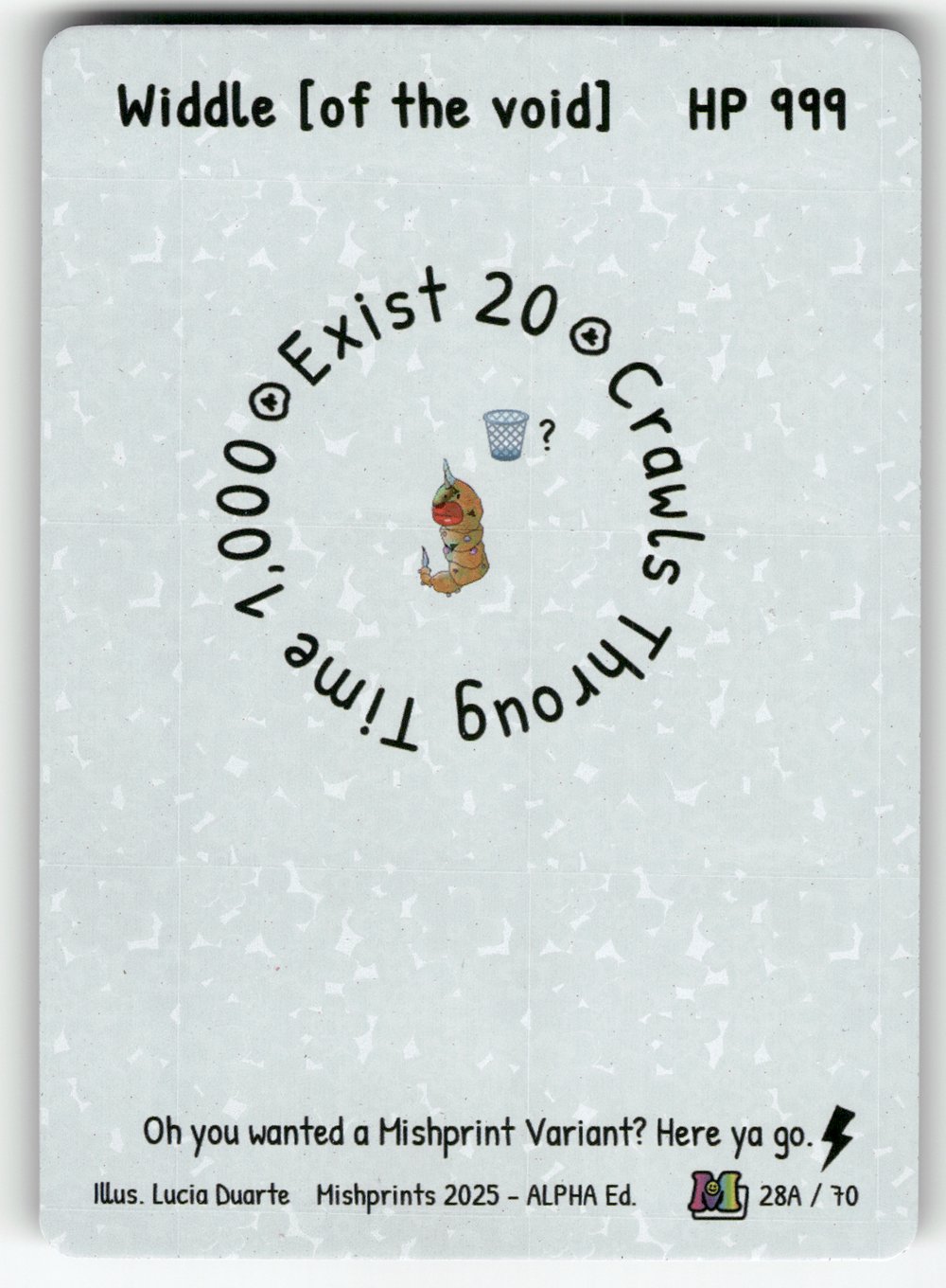 Image of Widdle [of the void] Single Card (MV)