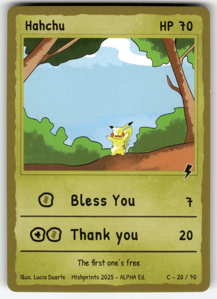Image of Hahchu Single Card (C)