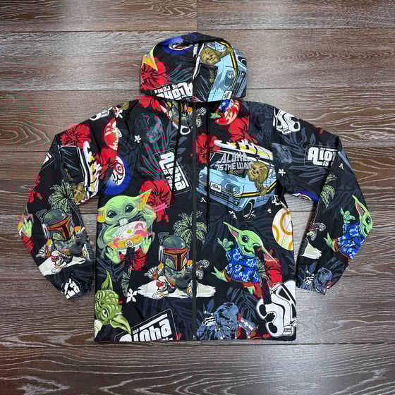 Image of ALOHA IS REAL SW WINDBREAKER BLK