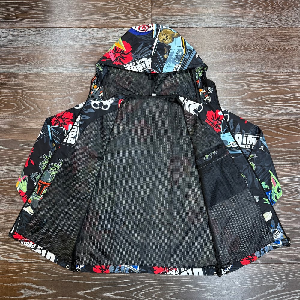 Image of ALOHA IS REAL SW WINDBREAKER BLK