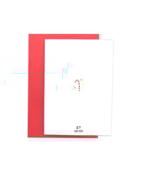 Image 4 of Tarjeta de Navidad ilustrada - Elfo