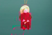 Image 2 of Handmade and handpainted angel Christmas ornament 