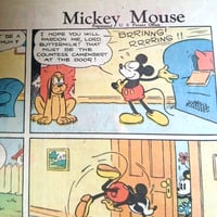 Image 5 of Mickey Mouse Comic Section - Wrigley's "Comic Club" King Features Syndicate - (September 17, 1933)