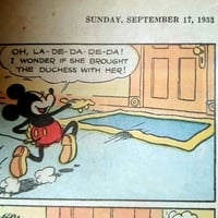 Image 7 of Mickey Mouse Comic Section - Wrigley's "Comic Club" King Features Syndicate - (September 17, 1933)