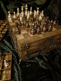 Image 4 of  HANDMADE UNIQUE STEAMPUNK CHESS SET