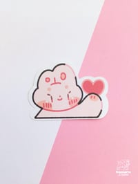 Image 1 of Adesivo Coniglio con Cuore 