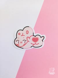 Image 1 of Adesivo Coniglio Cuore