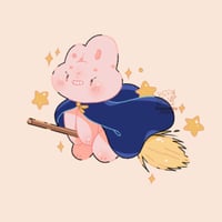 Image 3 of Adesivo Coniglio Maghetto