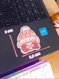 Image 3 of Adesivo Coniglio con Bevanda Calda