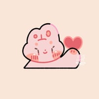 Image 4 of Adesivo Coniglio con Cuore 