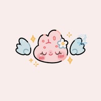 Image 3 of Adesivo Coniglio Angelo