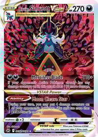 Hisuian Samurott VSTAR - Crown Zenith: Galarian Gallery - Near Mint