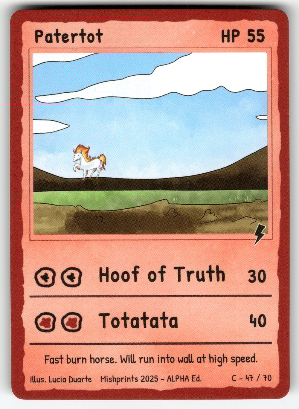 Image of Patertot Single Card (C)