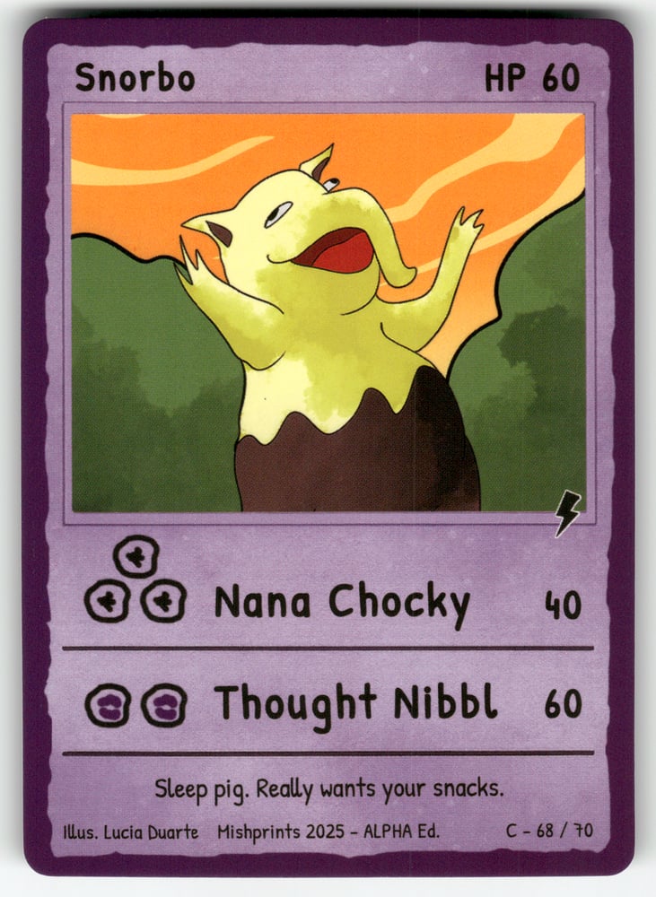 Image of Snorbo Single Card (C)