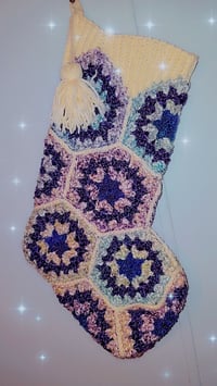 Image 2 of Christmas Stocking (handmade crochet)