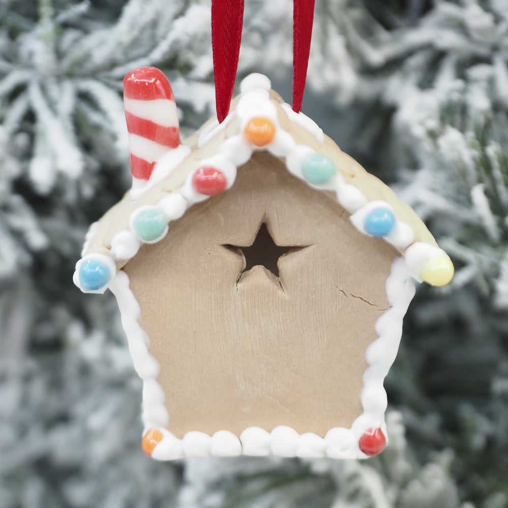 Image of Gingerbread House Ornament 002