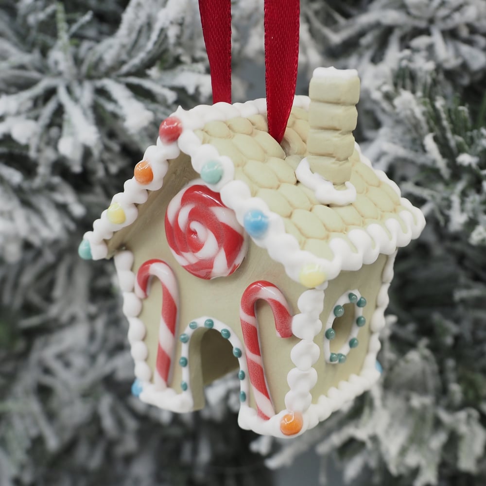 Image of Gingerbread House Ornament 004