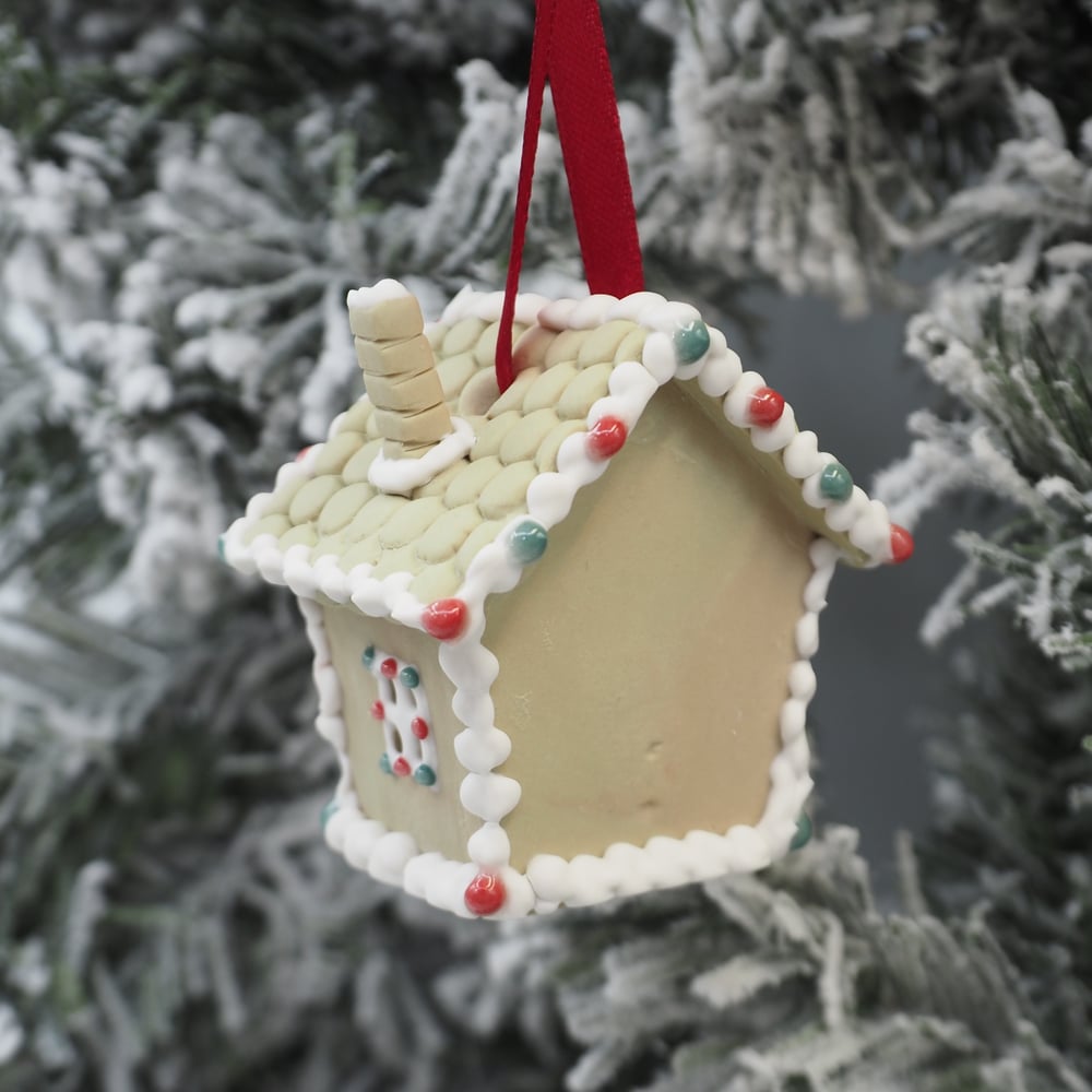 Image of Gingerbread House Ornament 004