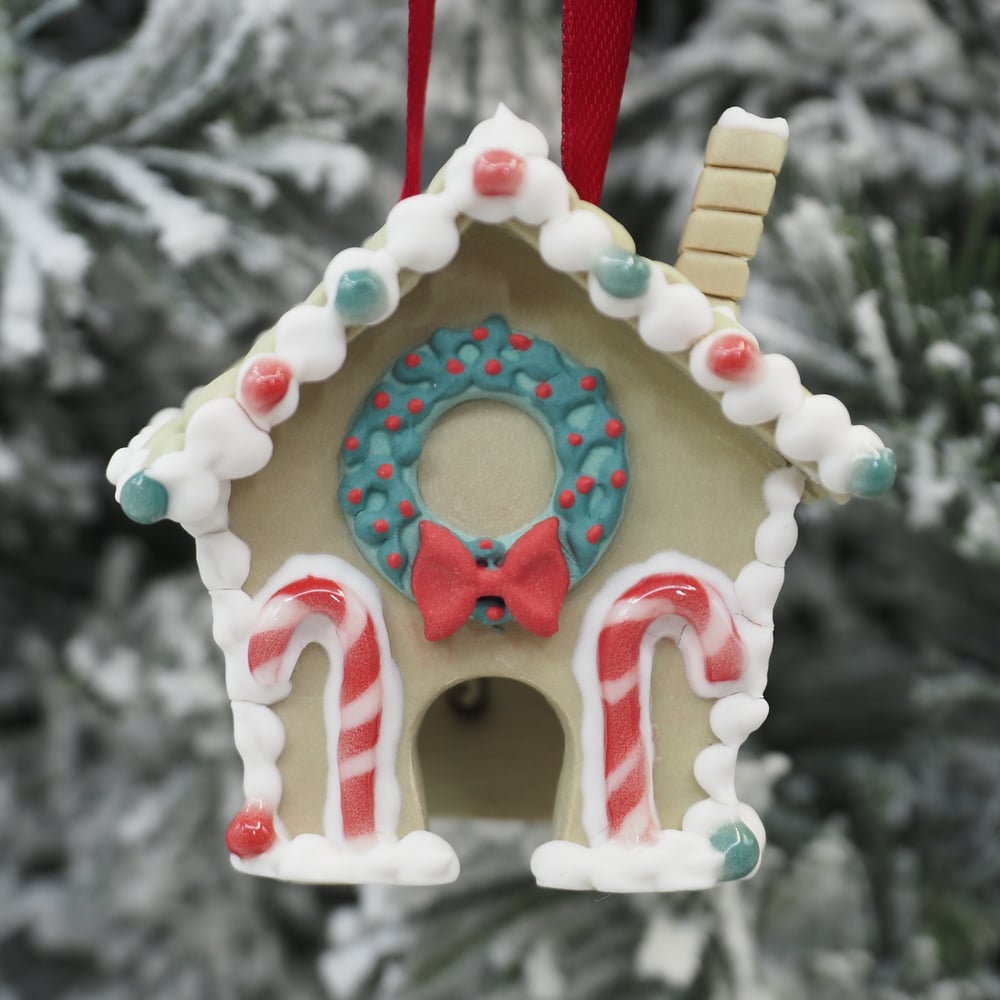 Image of Gingerbread House Ornament 006