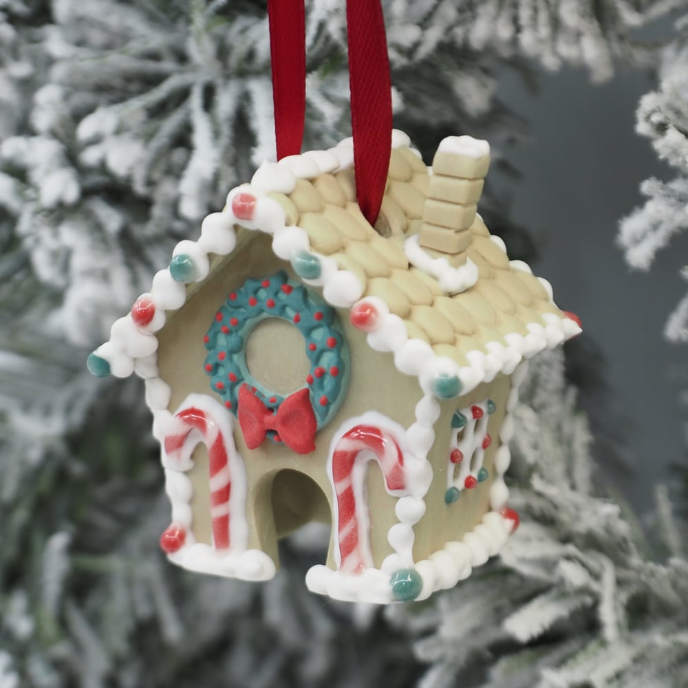 Image of Gingerbread House Ornament 006