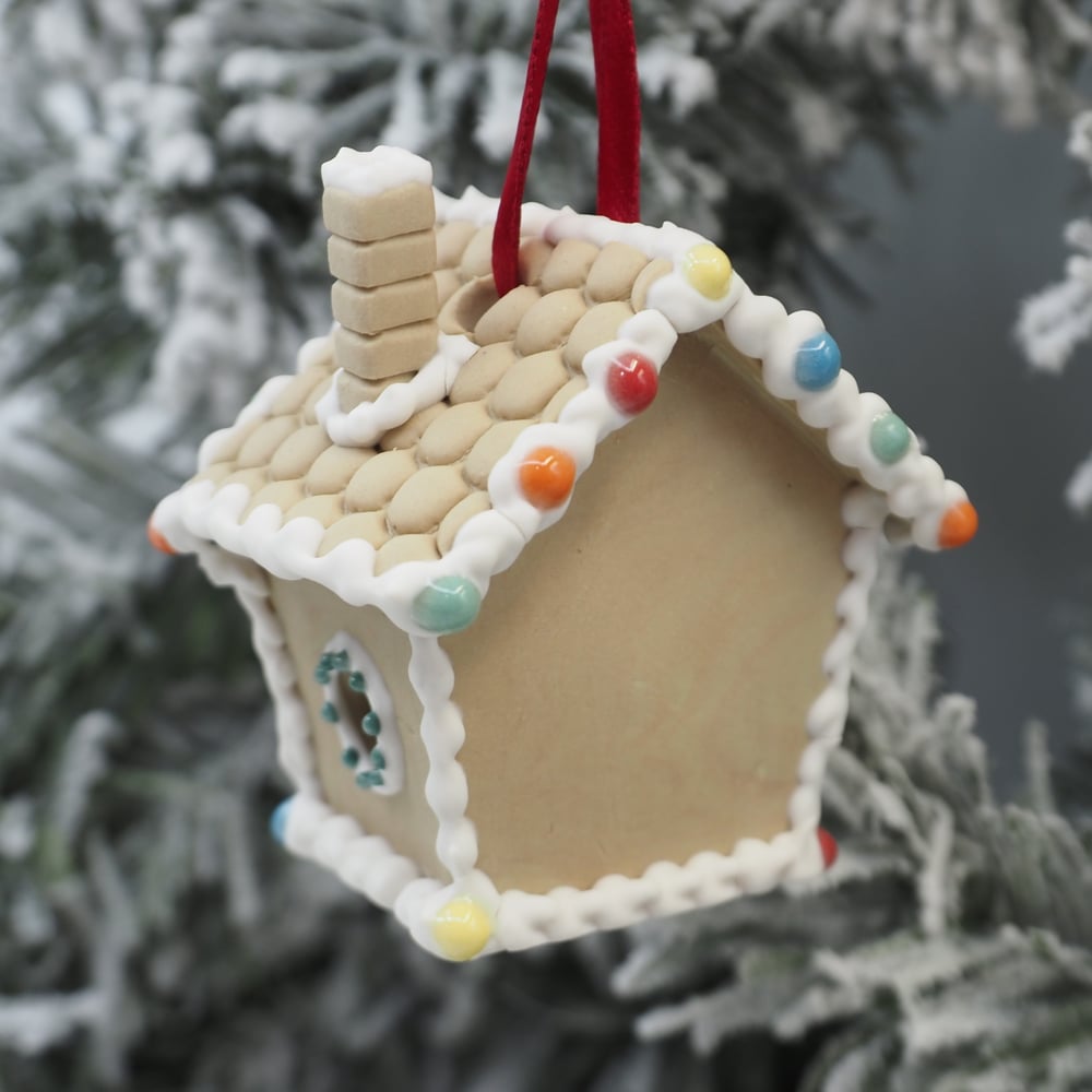 Image of Gingerbread House Ornament 006