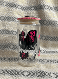 Image 2 of Ghost Face | Glass Cup 