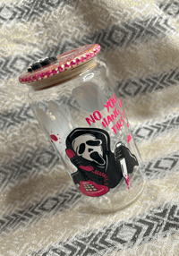 Image 4 of Ghost Face | Glass Cup 