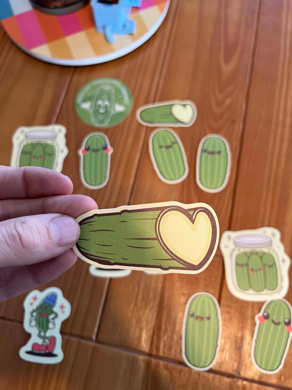 Image of Pickle Pack Sticker or Magnet - 7 Pickle Character Bundle