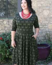 Image 1 of Ava Dress in Natural Print